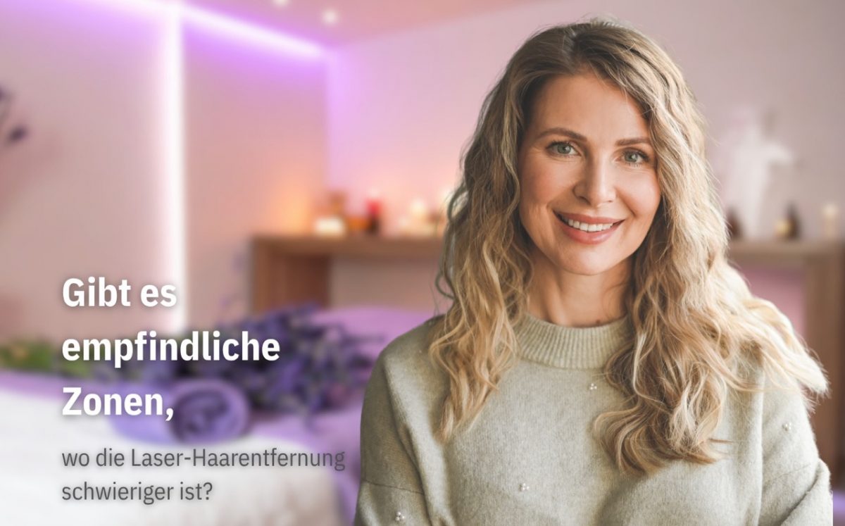 Sanfte Haarentfernung an Armen mit Diodenlaser