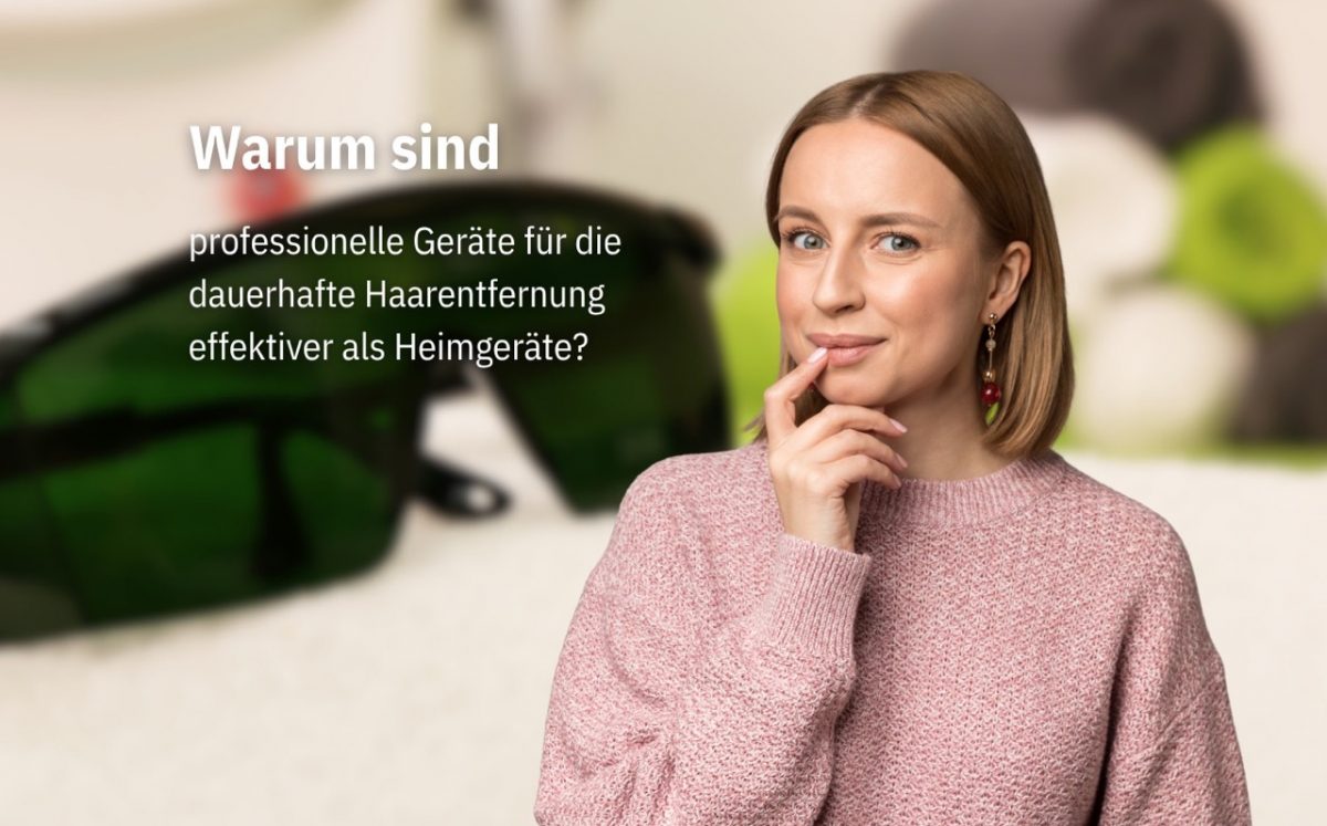 Vorher-nachher Ergebnis Laser-Haarentfernung
