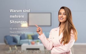 Behandlung mit modernem Lasergerät im Beautystudio